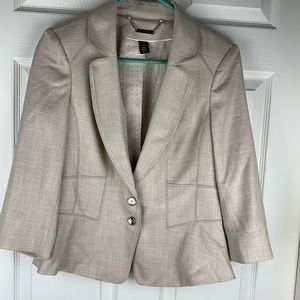 White House Black Market Blazer Tan